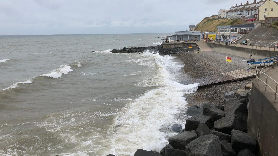 sea defences sized